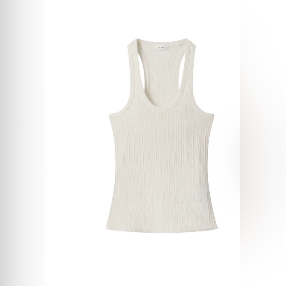 A.L.C. Iris Fine Cotton Knit Tank $175 - Picture 6 of 6